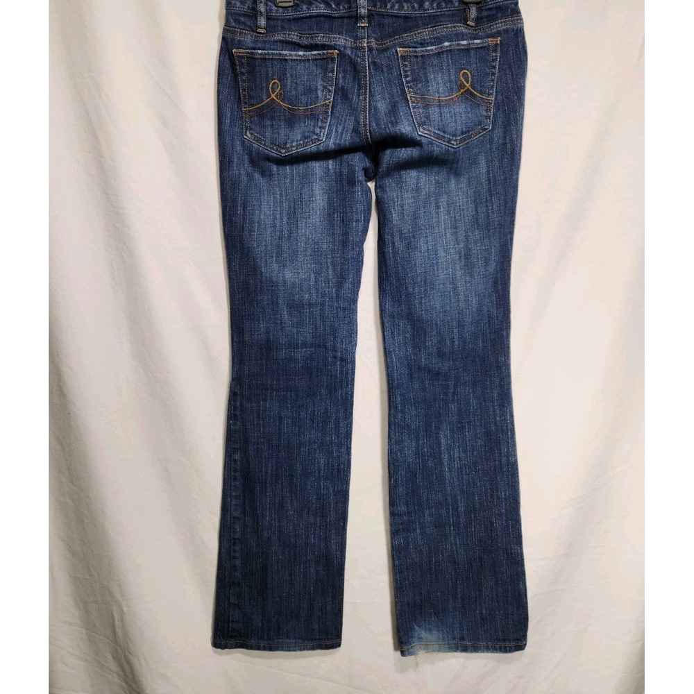 Ann Taylor LOFT Jeans Womens Size 16 Slim Fit Dark Wash Denim - Picture 2 of 8